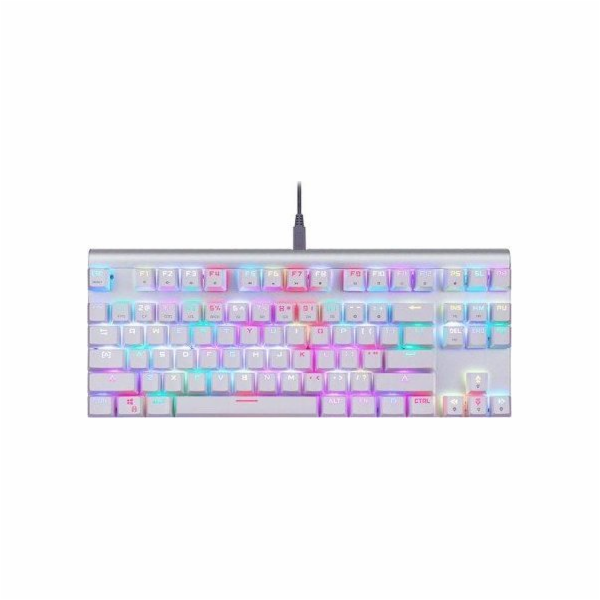 Mechanická herní klávesnice Motospeed CK101 RGB (bílá)
