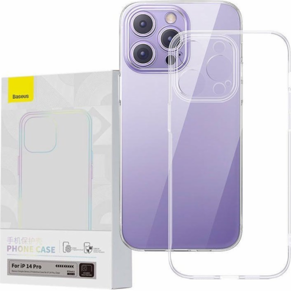 Průhledné pouzdro Baseus Simple pro iPhone 14 Pro