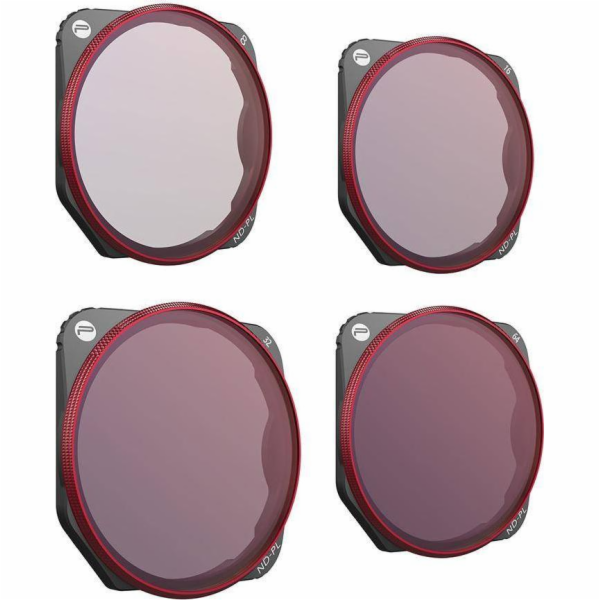 Sada 4 filtrů PGYTECH ND-PL 8/16/32/64 pro DJI Mavic 3 / ...