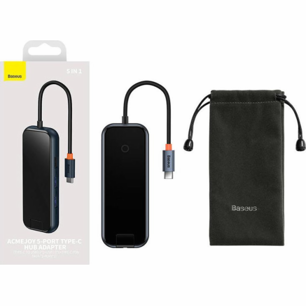 Rozbočovač 5v1 Baseus řady AcmeJoy USB-C na 2xUSB 3.0 + U...