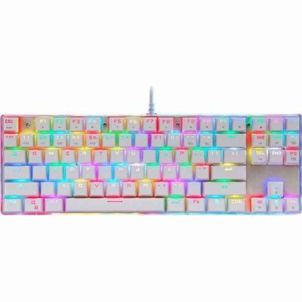 Mechanická herní klávesnice Motospeed K87S RGB (bílá)
