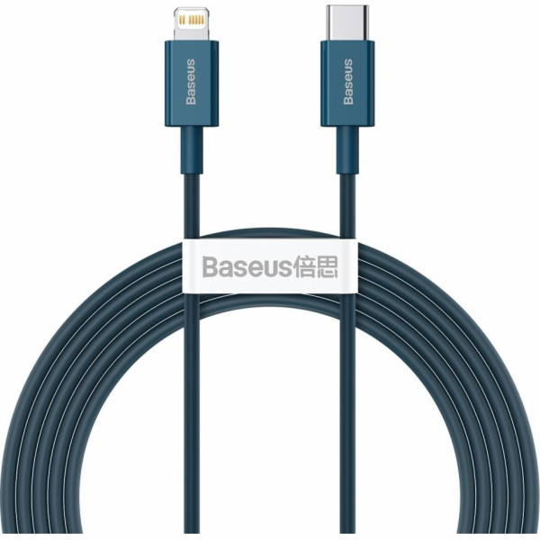 Kabel USB-C k iP, 20W, PD, 2m (modrý)