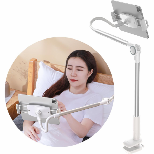 Otočný držák Baseus Otaku Lazy Holder Pro stříbrný