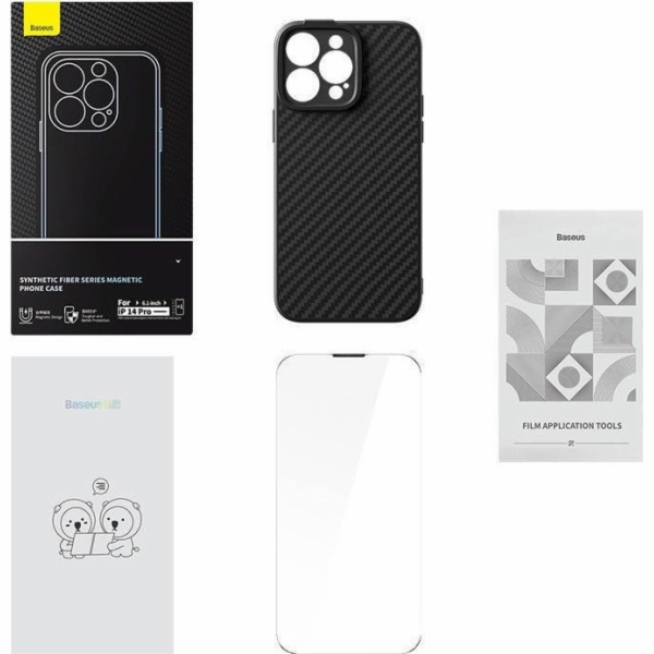 Magnetické pouzdro Baseus řady Synthetic Fiber pro iPhone...