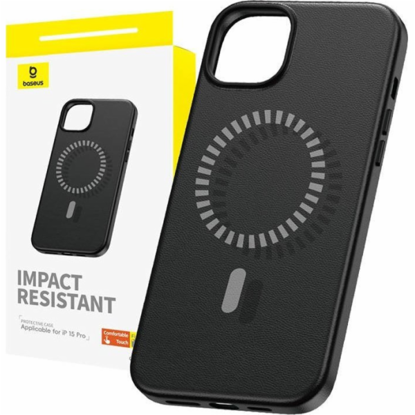 Magnetické pouzdro pro iPhone 15 Pro Baseus Fauxther Seri...
