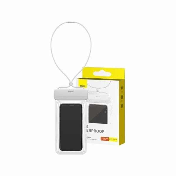 Vodotěsné pouzdro na telefon Baseus AquaGlide (bílé)