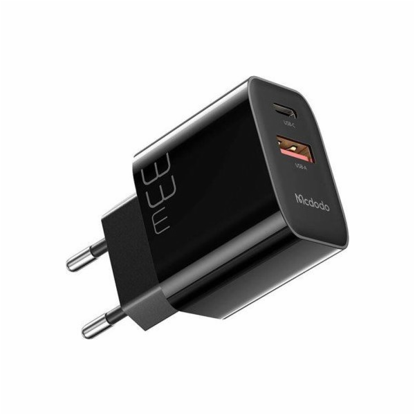 Nabíječka GaN 33W Mcdodo CH-0921 USB-C, USB-A (černá)