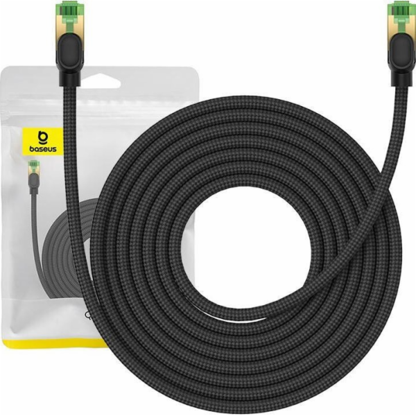 Opletený síťový kabel cat.8 Baseus Ethernet RJ45, 40 Gb/s...