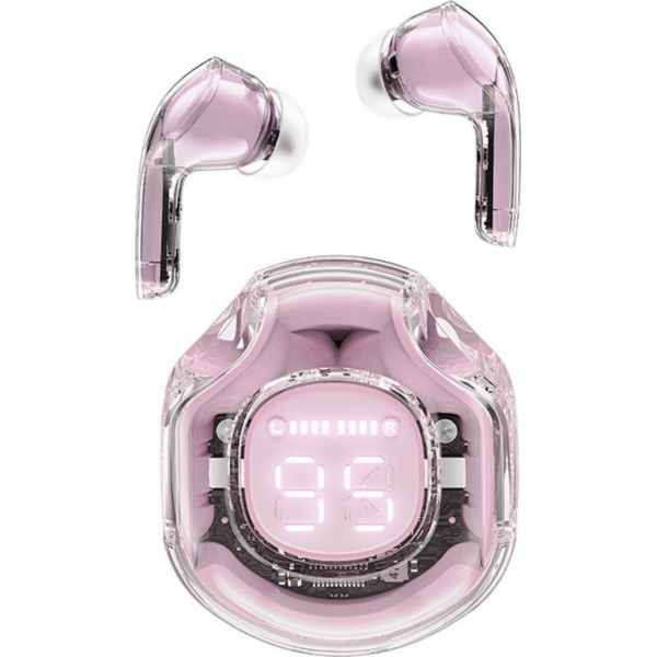 Sluchátka do uší TWS Acefast T8, Bluetooth 5.3, IPX4 (růž...