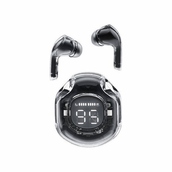 Sluchátka do uší TWS Acefast T8, Bluetooth 5.3, IPX4 (černá)