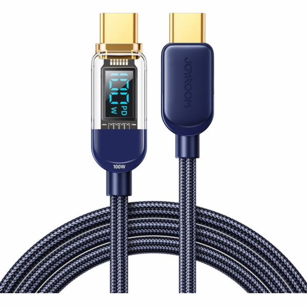 Kabel do USB-C 100W 1,2 m Joyroom S-CC100A4 (niebieski)