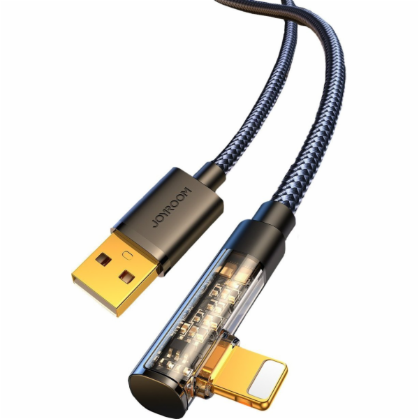 Úhlový kabel k USB-A / Lightning / 1,2 m Joyroom S-UL012A...