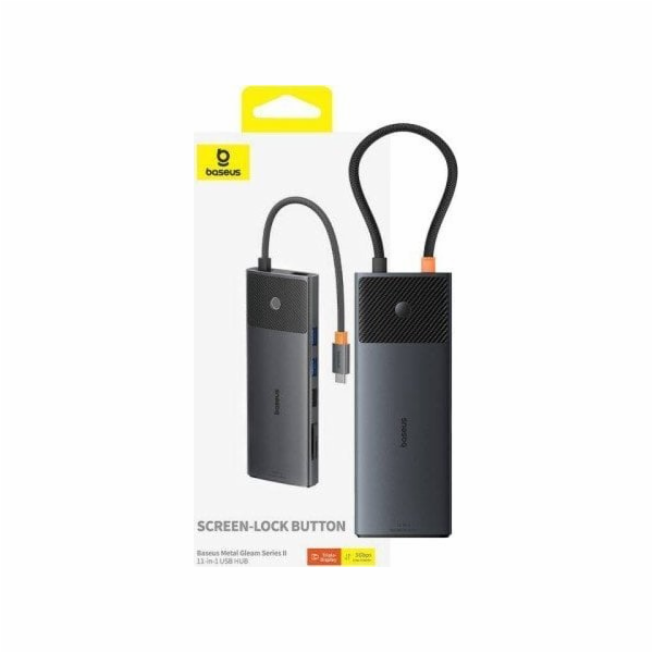 Baseus Metal Gleam Series dokovací stanice HD HUB typu C