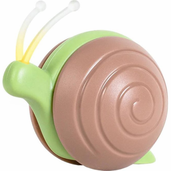 Interaktivní hračka pro kočky Cheerble Wicked Snail (hnědá)