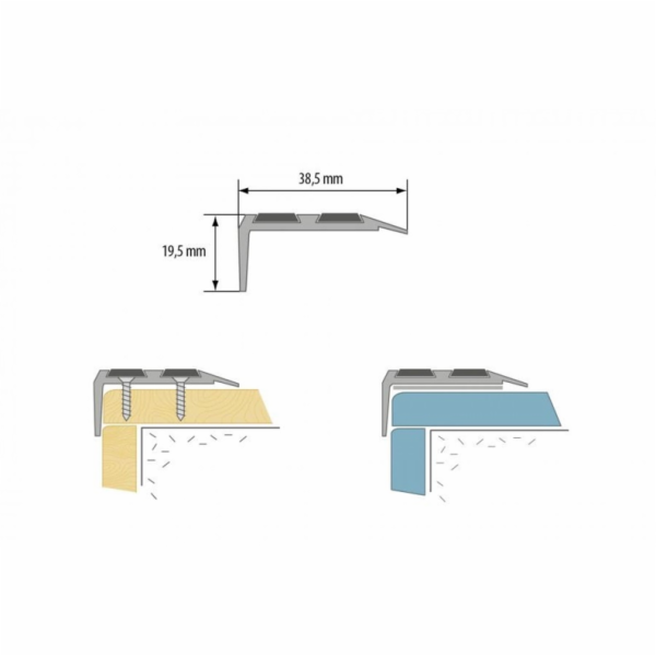 PROFIL LAIPT LSS ZG 2,7M MAT ALIUM (10)