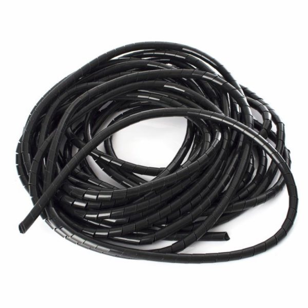 Ochranná trubice SWB-10, spirála, černá, 10m