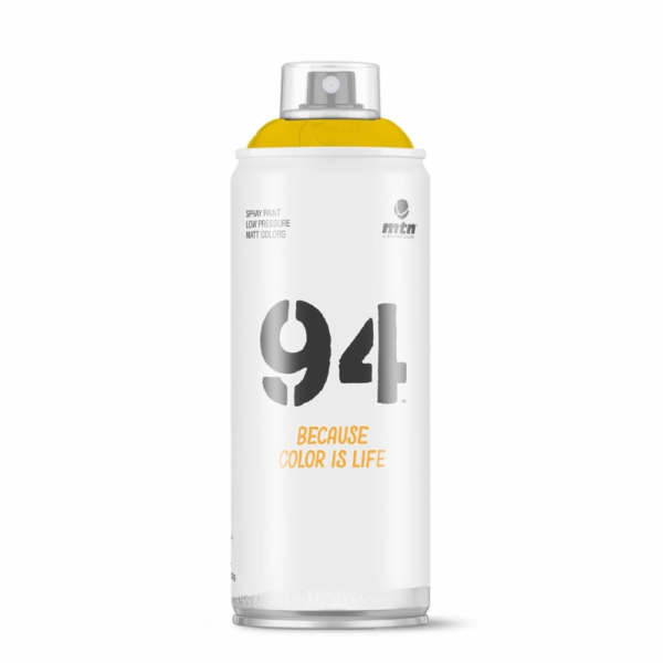 Aerosolová barva Montana Water Base, světle žlutá, 0,4l