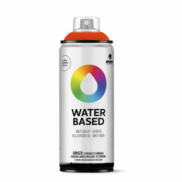 Aerosolová barva Montana Water Based, světle červená, 0,4l