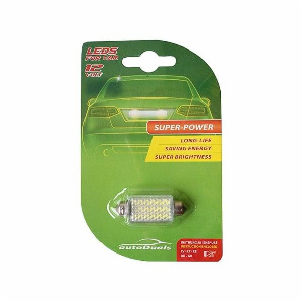Autosvětlo AutoDuals CB85319, LED, bílé, 12V