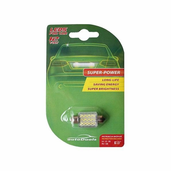 Autosvětlo AutoDuals CB85317, LED, bílé, 12V