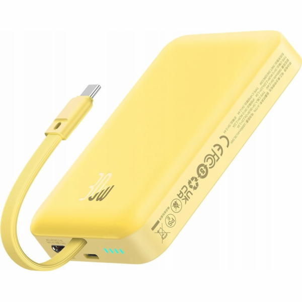 Powerbanka Baseus Magnetic Mini 10000mAh 30W MagSafe (žlutá)