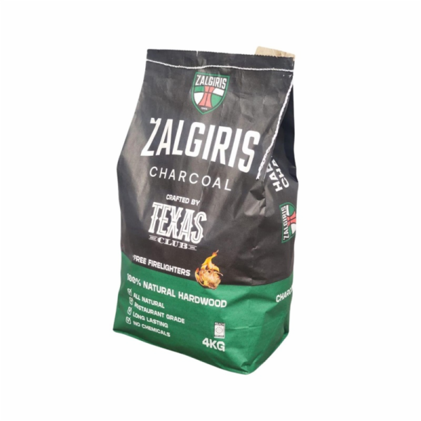 Dřevěné uhlí "ŽALGIRIS" ANGL4, 4 kg