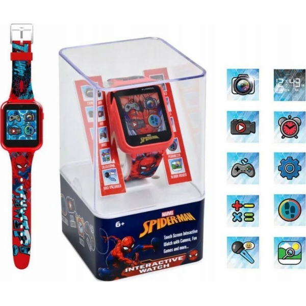 Interaktivní smartwach Spiderman SPD4588 KiDS Licensing