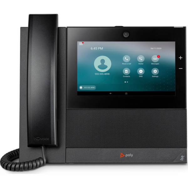 Poly CCX 700 telefon s protokolem Open SIP a podporou tec...