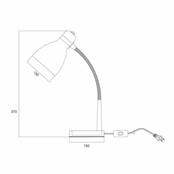 Stolní lampa DOMOLETTI TIMBER MT29988-1, 40 W, E27
