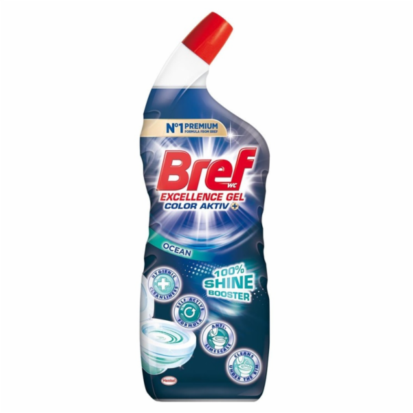 Čistič záchodové mísy BREF 10×EFFECT POWER GEL ARCTIC, 70...