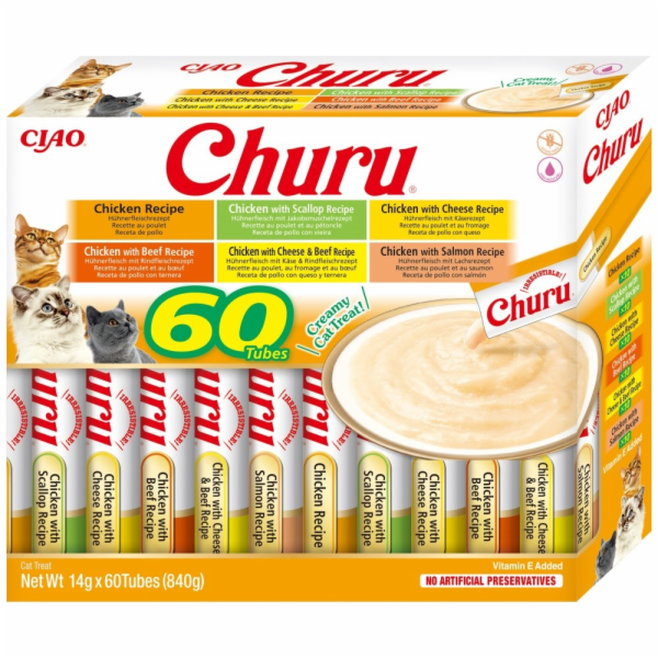 INABA Churu Variety box Chicken - pamlsek pro kočky - 60 ...