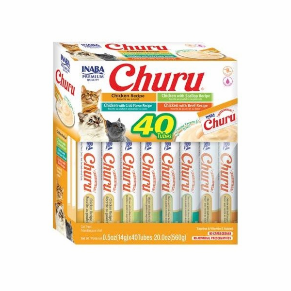 INABA Churu Variety box Chicken - pamlsek pro kočky - 40 ...