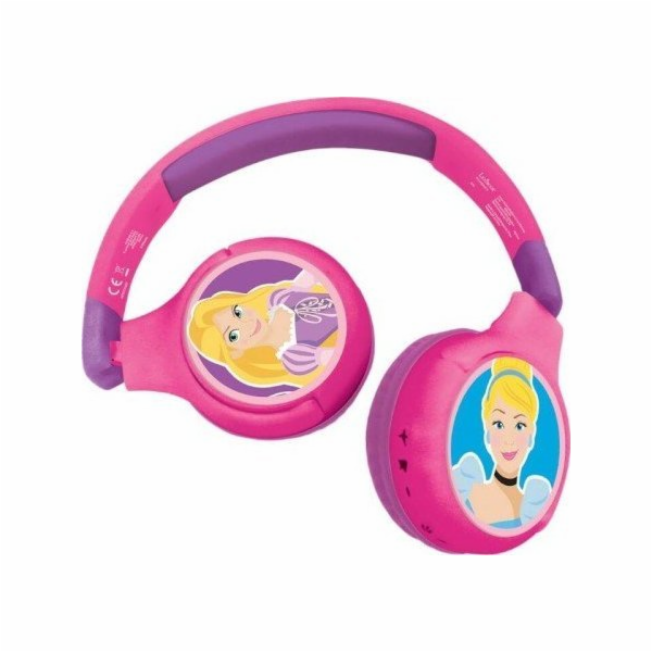 Skládací sluchátka 2v1 Disney Princess Lexibook