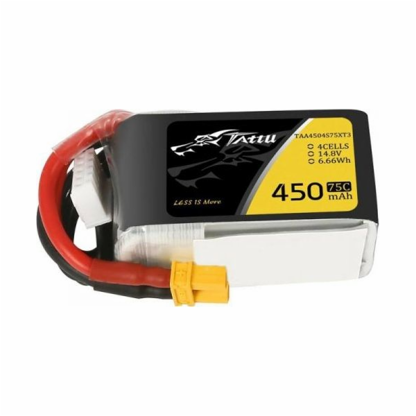 Baterie Tattu 450mAh 14,8V 75C 4S1P