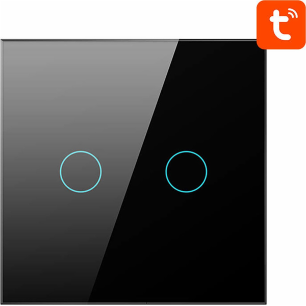 Dotykový spínač světla Avatto ZigBee Avatto ZTS02-EU-B2 D...