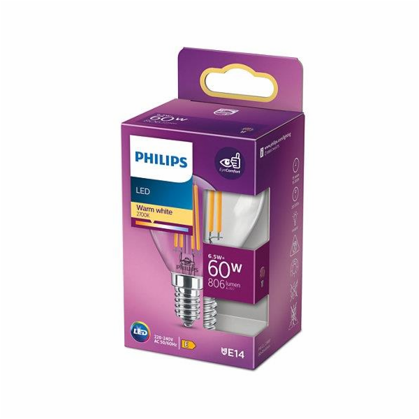 LEMP LED 60W E14 WW P45 CL ND RFSRT4