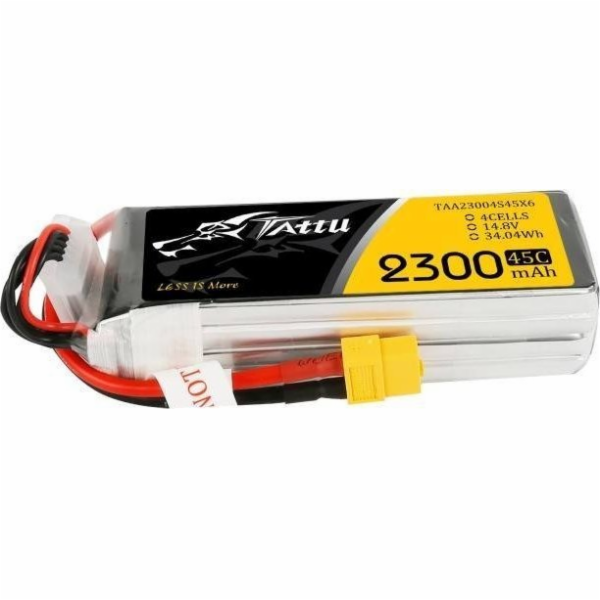Baterie Tattu 2300mAh 14,8V 75C 4S1P XT60