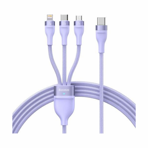 USB kabel 3v1 Baseus Flash Series 2, USB-C + micro USB + ...