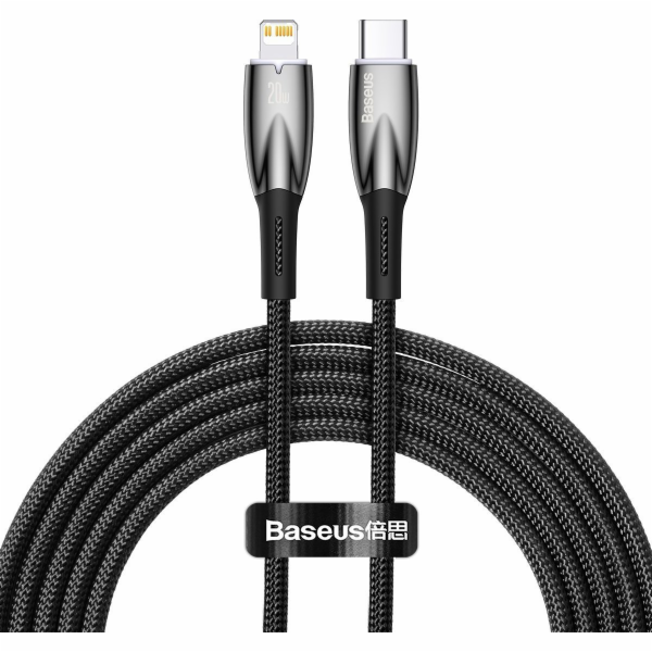 Kabel USB-C pro Lightning Baseus řady Glimmer, 20 W, 2 m ...