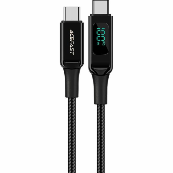 Kabel USB-C na USB-C Acefast C6-03 s displejem, 100 W, 2 ...
