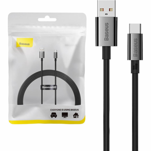 Kabel USB-C Baseus Superior 100W 1,5 m (černý)
