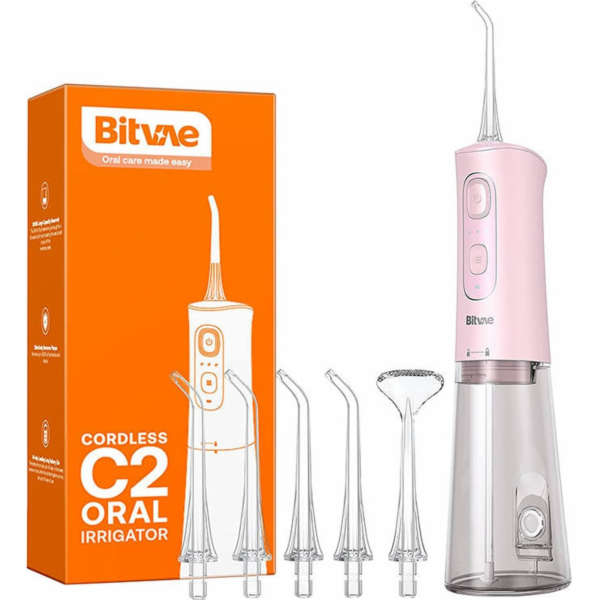 Bitvae Irrigator Irrigator se sadou trysek Bitvae C2 (růž...