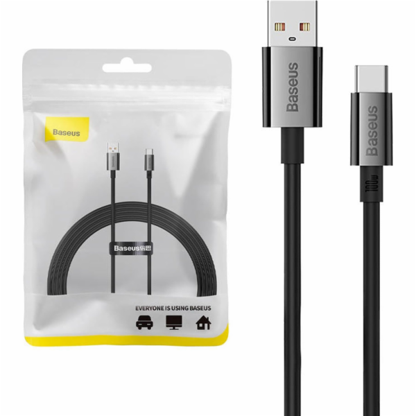 Kabel USB-C Baseus Superior 100W 2m (černý)