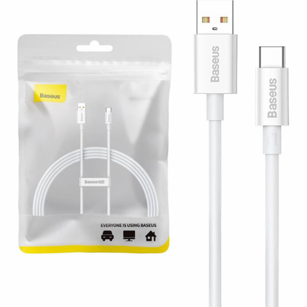 Kabel USB-C Baseus Superior 100W 1,5 m (bílý)