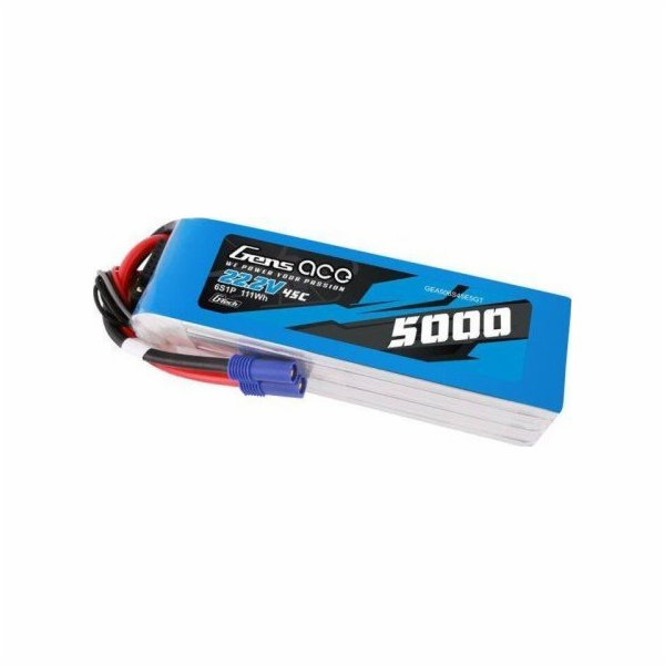 Gens ace G-Tech 5000mAh 22,2V 45C 6S1P LiPo baterie s kon...