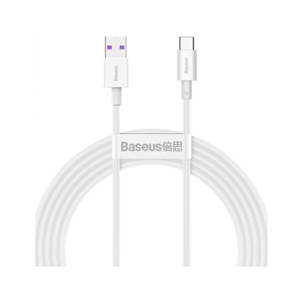 Kabel USB na USB-C řady Superior, 66W, 2m (bílý)