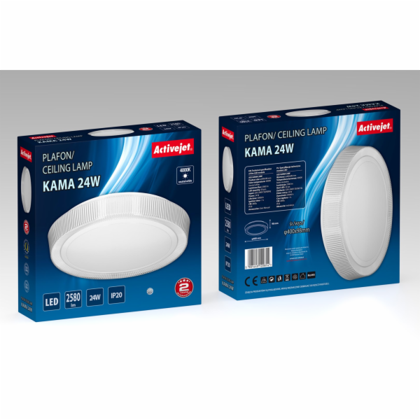 Activejet LED stropní plafon AJE-KAMA 24W
