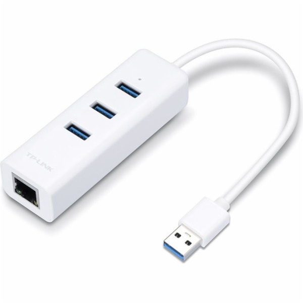 TP-Link USB HUB 1x RJ-45 + 3x USB-A 3.0 (UE330)