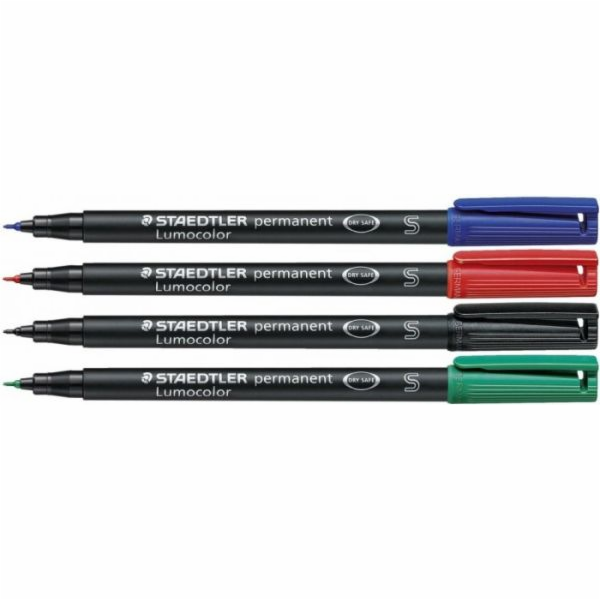 Staedtler Fóliová pera Lumocolor S 0,4mm 4 ks. (ST1089)