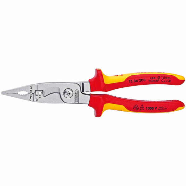 Knipex Kleště pro elektroinstalační práce 6v1 200mm 1000V...